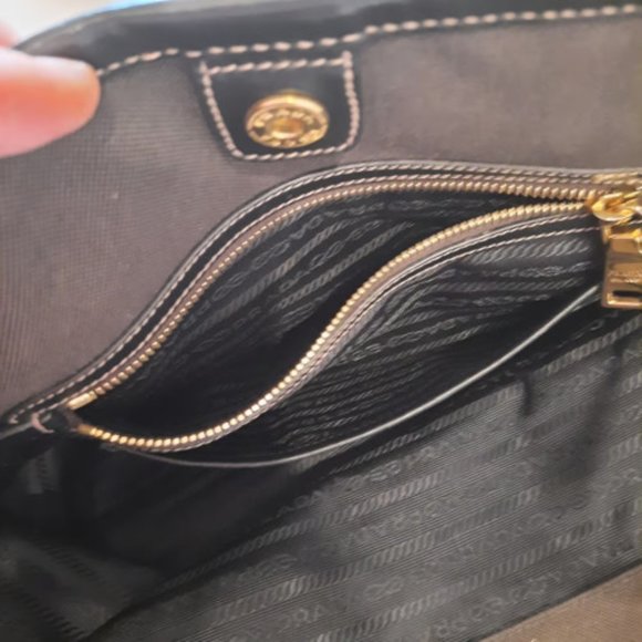 PRADA Jacquard Logo Satchel - Picture 11 of 14